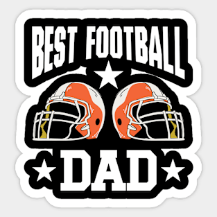 Best Football Dad Sticker